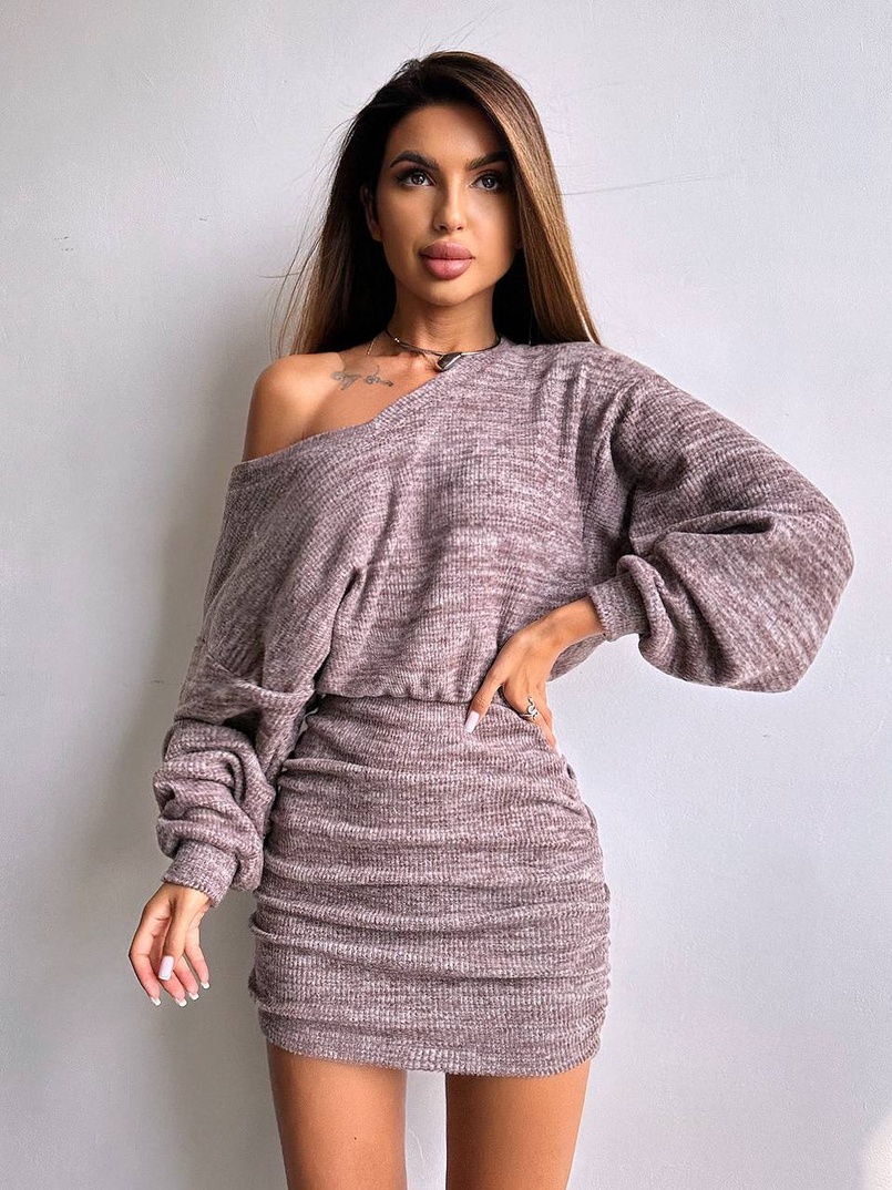 Трикотажна сукня міні  Трикотажна сукня міні  | PUSHKA SHOP