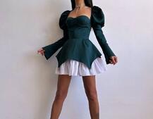 Сукня з чашечками та елементами корсету  Сукня з чашечками та елементами корсету  | PUSHKA SHOP