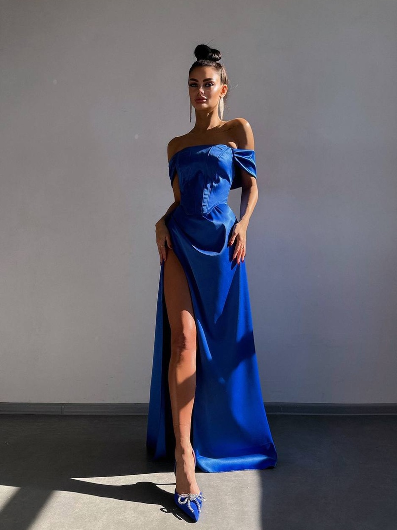 Комплект: корсет + спідниця максі з драпіруванням   | PUSHKA SHOP