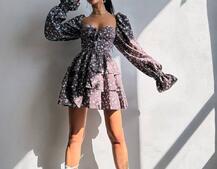 Корсетна сукня -бюстьє з пишною спідницею  Корсетна сукня -бюстьє з пишною спідницею  | PUSHKA SHOP