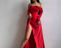 Оксамитова сукня максі декорована стразами  Ручна робота  | PUSHKA SHOP