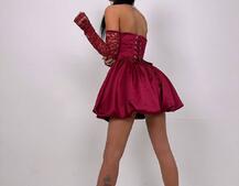 Комплект: мереживний корсет бюстьє + корсетна спідниця | PUSHKA SHOP