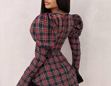 Сукня з об'ємними рукавами + спідниця з воланами Сукня з об'ємними рукавами + спідниця з воланами | PUSHKA SHOP