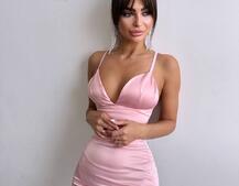 Комплект: топ з філіжанками + спідниця декорована бахромою зі страз  Комплект: топ з філіжанками + спідниця декорована бахромою зі страз  | PUSHKA SHOP