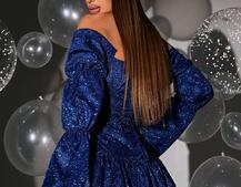 Сукня із пишною спідницею та воланами Сукня із пишною спідницею та воланами | PUSHKA SHOP