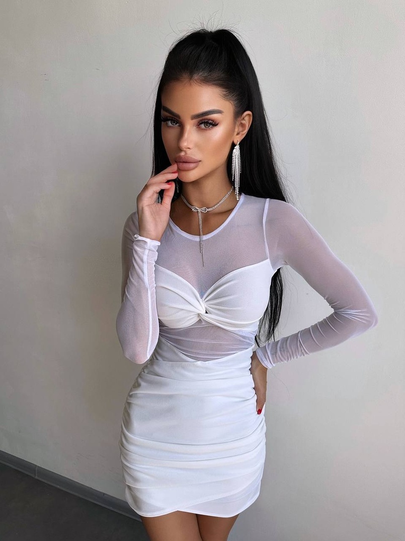 Сукня з драпіруванням  Сукня з драпіруванням  | PUSHKA SHOP