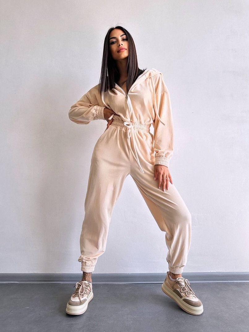 Велюровий комбінезон   | PUSHKA SHOP