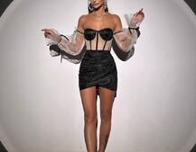 Сяючий комплект: корсет + спідниця  Сяючий комплект: корсет + спідниця  | PUSHKA SHOP