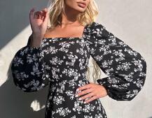 Улюблена сукня-міді зі шнурівкою на спинці та розрізом на ніжці Улюблена сукня-міді зі шнурівкою на спинці та розрізом на ніжці | PUSHKA SHOP