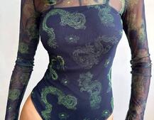 Боді з принтом   Боді з принтом   | PUSHKA SHOP