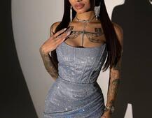 Сяючий комплект: корсет + спідниця   | PUSHKA SHOP