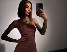 Сукня із сітки зі стразами на трикотажній підкладці  Сукня із сітки зі стразами на трикотажній підкладці  | PUSHKA SHOP