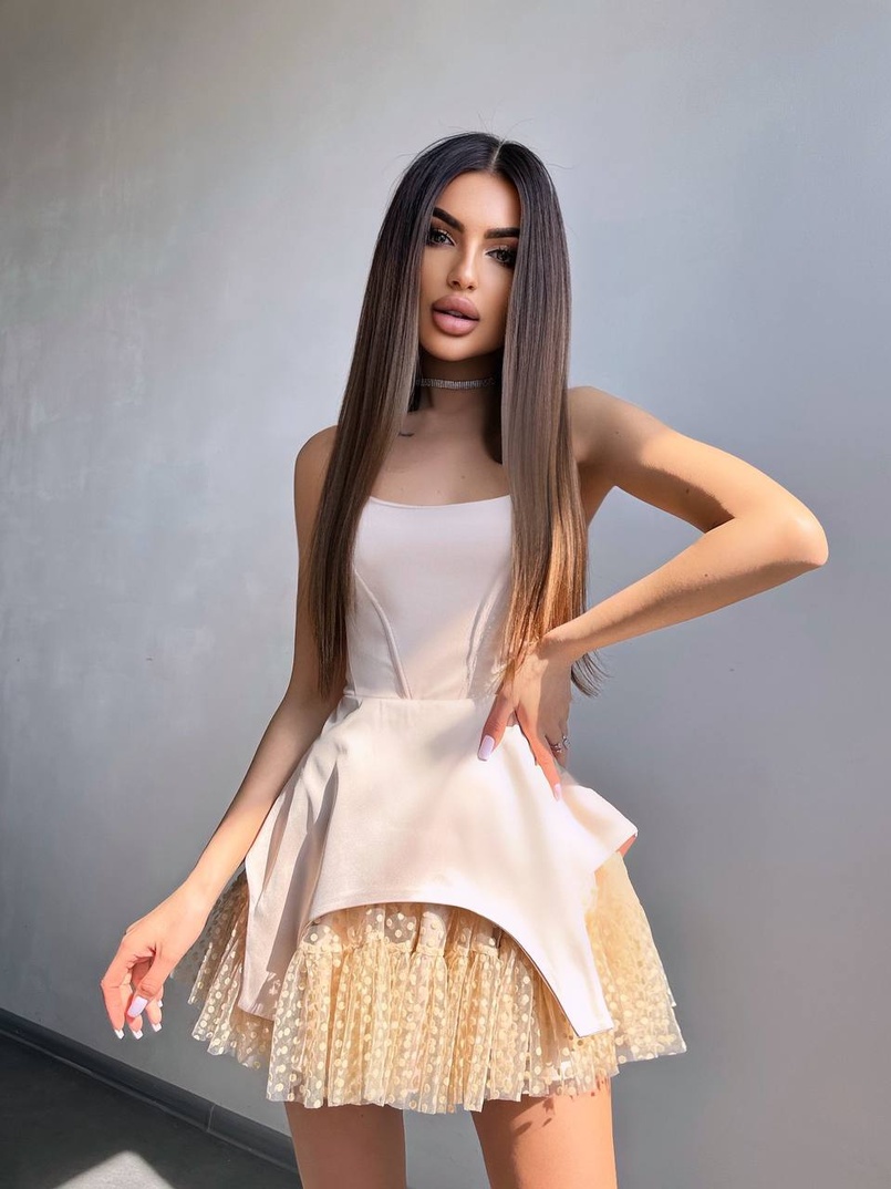 Атласна корсетна сукня  Атласна корсетна сукня  | PUSHKA SHOP