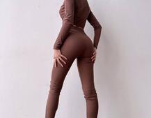 Трикотажний комплект: корсетний топ + легінси Трикотажний комплект: корсетний топ + легінси | PUSHKA SHOP