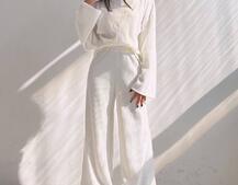 Повсякденний костюм із теплого трикотажу-рубчика Повсякденний костюм із теплого трикотажу-рубчика | PUSHKA SHOP