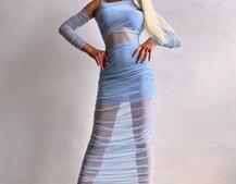 Сукня міді з драпіруванням   Сукня міді з драпіруванням   | PUSHKA SHOP