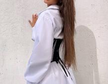 Приталена сорочка + корсет  Приталена сорочка + корсет  | PUSHKA SHOP