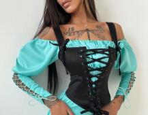 Шелковое платье + атласный корсет на шнуровке Шелковое платье + атласный корсет на шнуровке | PUSHKA SHOP