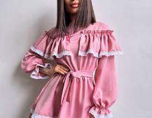 Сукня декорована мереживом Сукня декорована мереживом | PUSHKA SHOP