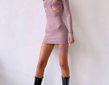 Облягаюча сукня міні цікавого крою Облягаюча сукня міні цікавого крою | PUSHKA SHOP