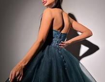 Комплект: корсет, декорований стразами  +  пишна фатинова спідниця Комплект: корсет, декорований стразами  +  пишна фатинова спідниця | PUSHKA SHOP