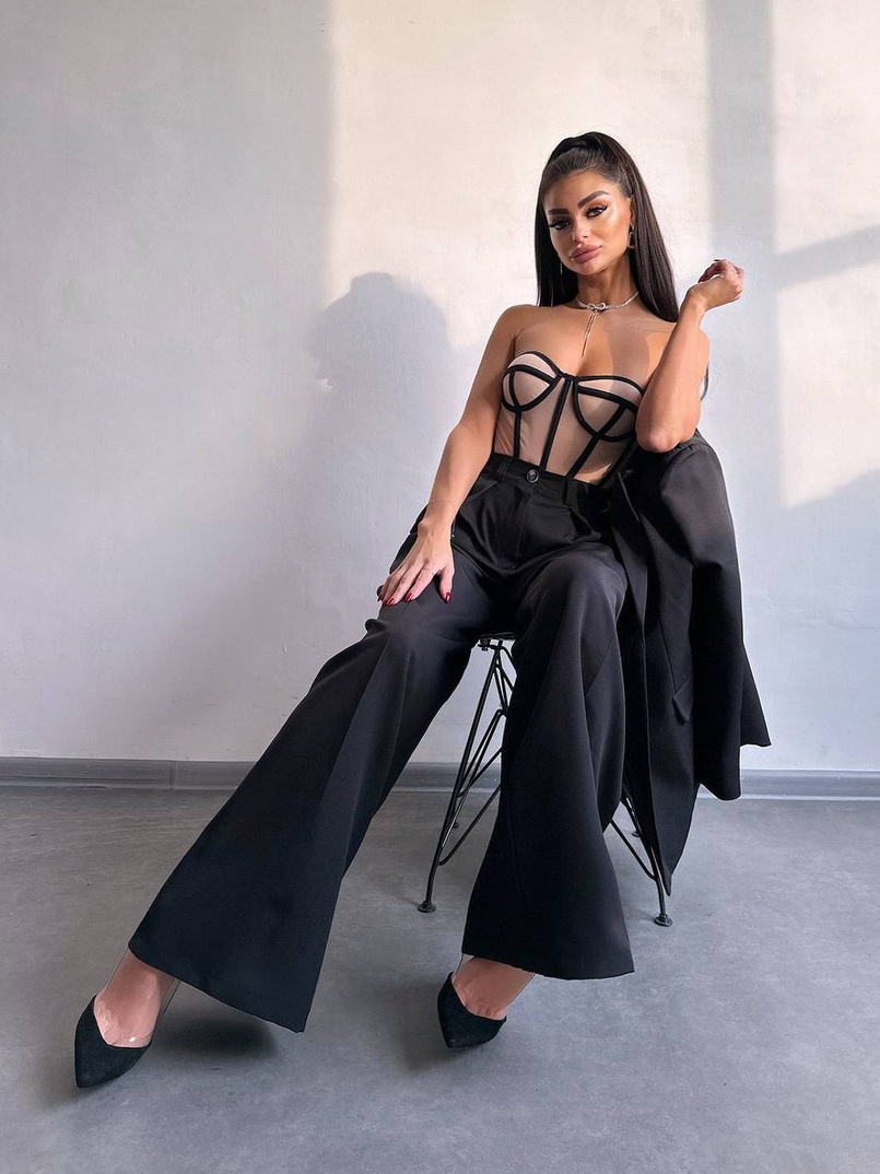 Костюм:  піджак на підкладці, штани+ корсет Костюм:  піджак на підкладці, штани+ корсет | PUSHKA SHOP