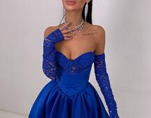 Комплект: мереживний корсет бюстьє + корсетна спідниця | PUSHKA SHOP