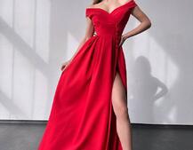 Сукня максі  з розрізом на спідниці  Сукня максі  з розрізом на спідниці  | PUSHKA SHOP