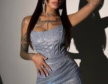 Сяючий комплект: корсет + спідниця   | PUSHKA SHOP