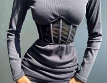 Сукня-міні  з елементами корсету  Довжину спідниці можна регулювати  Сукня-міні  з елементами корсету  Довжину спідниці можна регулювати  | PUSHKA SHOP