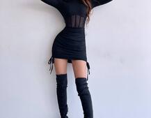 Сукня-міні  з елементами корсету  Довжину спідниці можна регулювати  Сукня-міні  з елементами корсету  Довжину спідниці можна регулювати  | PUSHKA SHOP