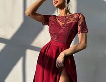 Сукня максі з мереживом  Сукня максі з мереживом  | PUSHKA SHOP