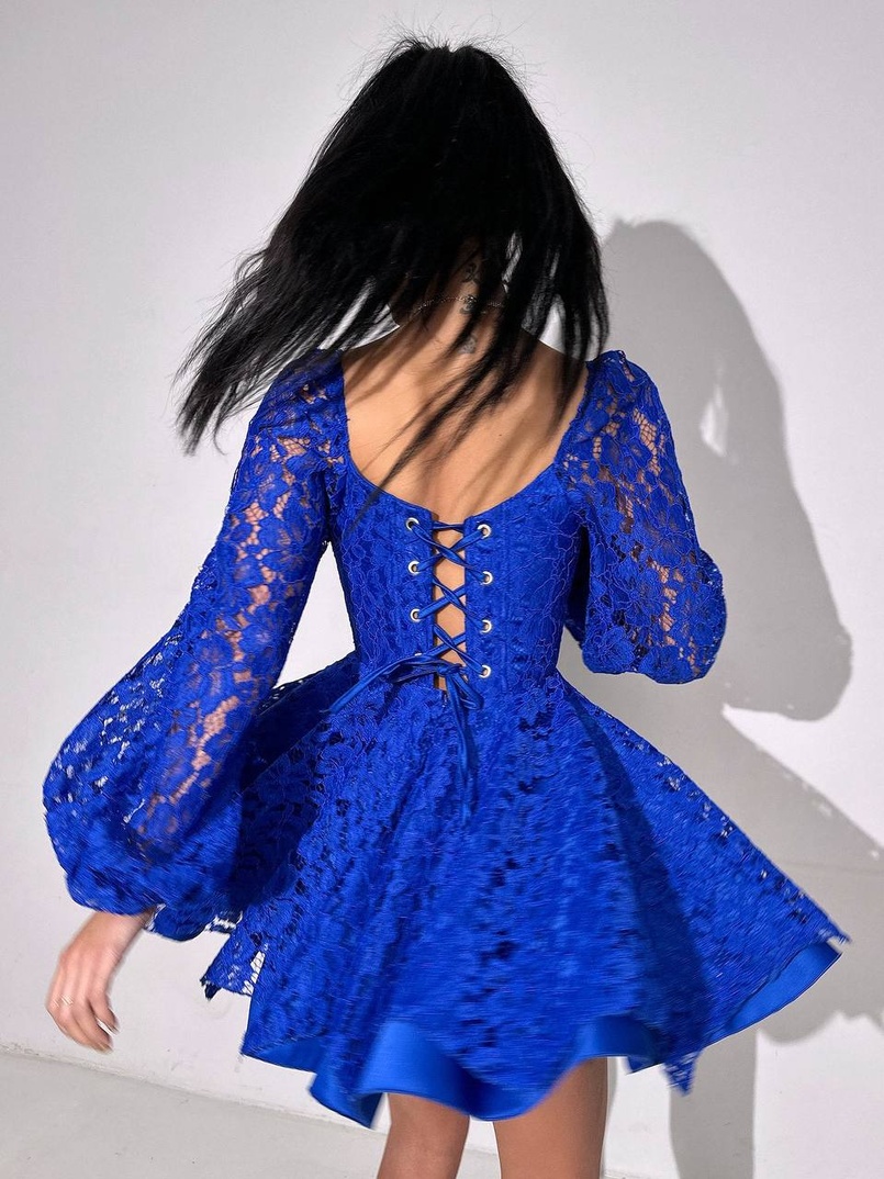 Мереживна сукня з корсетним верхом та пишною подвійною спідницею  Мереживна сукня з корсетним верхом та пишною подвійною спідницею  | PUSHKA SHOP