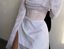 Комплект: корсет з рукавами + спідниця максі Комплект: корсет з рукавами + спідниця максі | PUSHKA SHOP