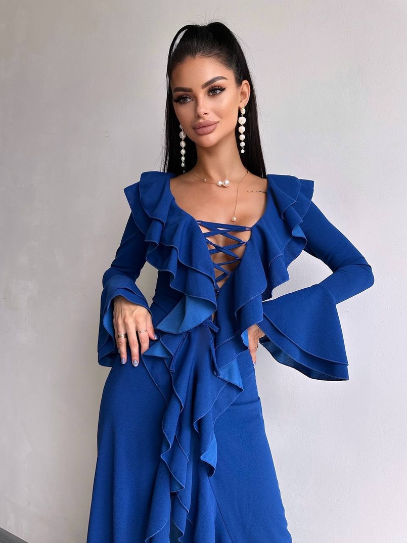 Сукня з воланами  Сукня з воланами  | PUSHKA SHOP