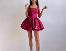 Атласна корсетна сукня міні  Атласна корсетна сукня міні  | PUSHKA SHOP