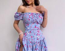 Сукня- міні у квітковий принт Сукня- міні у квітковий принт | PUSHKA SHOP