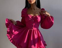 Лялькова сукня з пишною спідницею та корсетним верхом  | PUSHKA SHOP