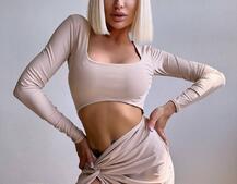 Сукня міді з драпіруванням . Сукня міді з драпіруванням . | PUSHKA SHOP