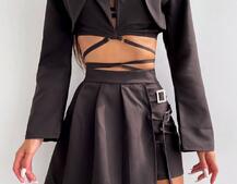 Костюм : піджак + спідниця-шорти із застібкою на ніжці Костюм : піджак + спідниця-шорти із застібкою на ніжці | PUSHKA SHOP