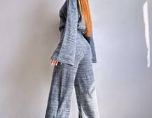 Трикотажний базовий комплект: світшот + штани  Трикотажний базовий комплект: світшот + штани  | PUSHKA SHOP