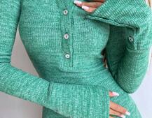 Трикотажна сукня з комірцем  Трикотажна сукня з комірцем  | PUSHKA SHOP