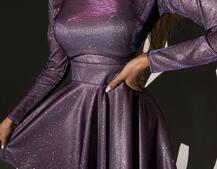 Блискуча сукня з відкритою  спинкою Блискуча сукня з відкритою  спинкою | PUSHKA SHOP