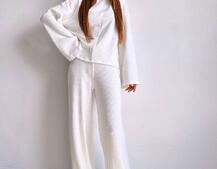 Трикотажний базовий комплект: світшот + штани  Трикотажний базовий комплект: світшот + штани  | PUSHKA SHOP