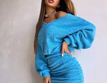 Трикотажна сукня міні  Трикотажна сукня міні  | PUSHKA SHOP