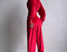 Велюровий комплект декорований стразами( бомбер+ рукавички+ штани + трусики) Велюровий комплект декорований стразами( бомбер+ рукавички+ штани + трусики) | PUSHKA SHOP