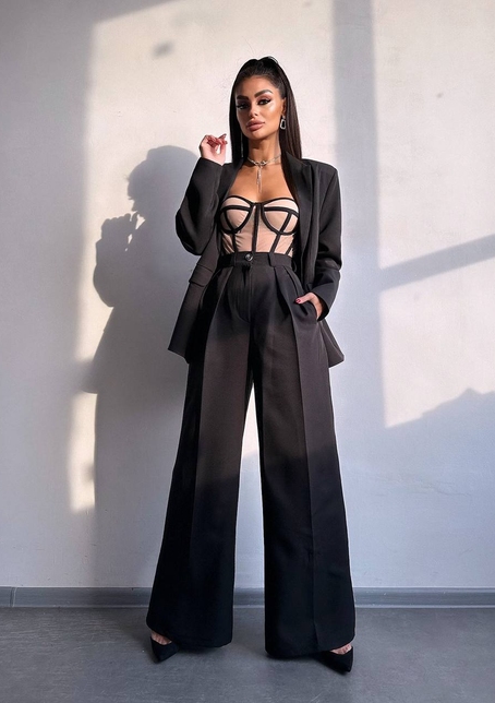 Костюм:  піджак на підкладці, штани+ корсет | PUSHKA SHOP