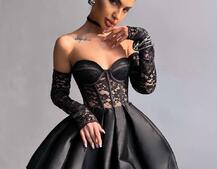 Комплект : мереживний корсет  з чашечками+ спідниця балон  | PUSHKA SHOP