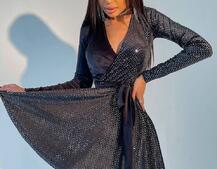 Оксамитова сукня з блискітками Оксамитова сукня з блискітками | PUSHKA SHOP