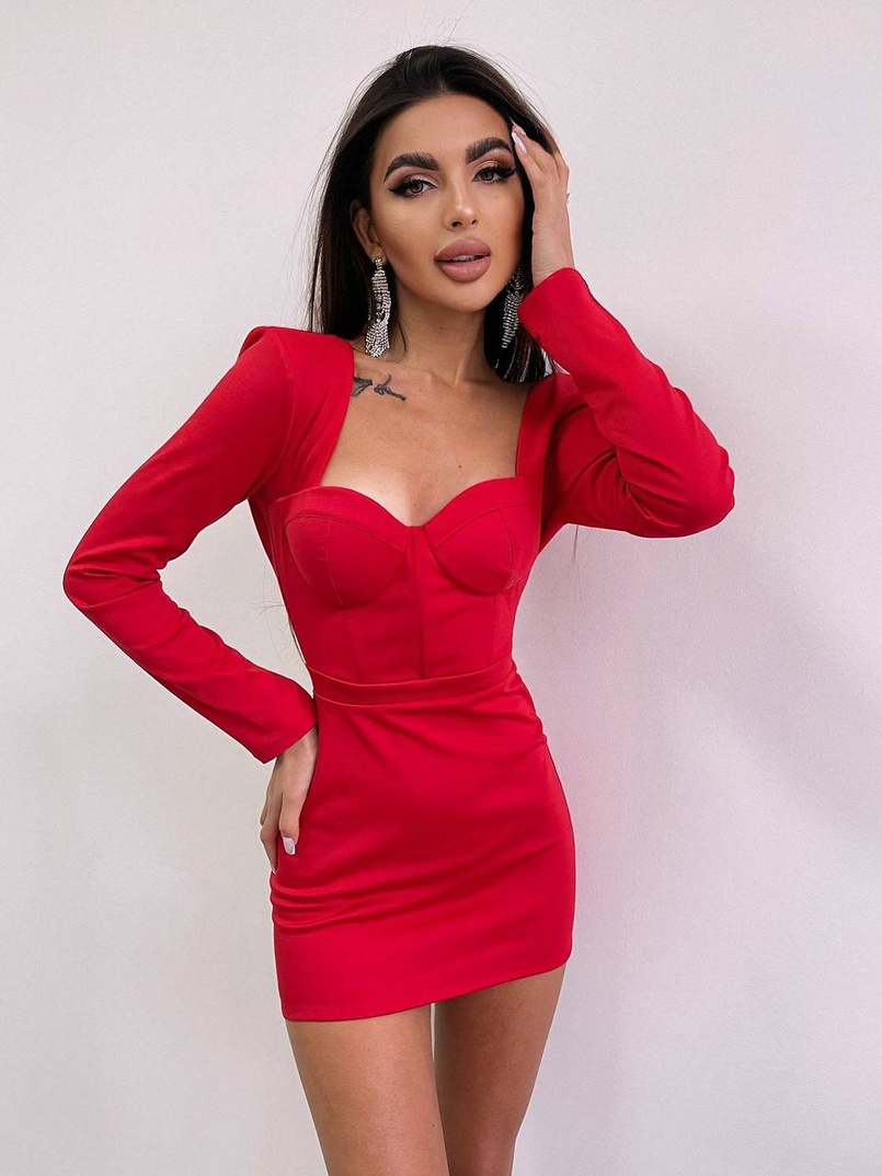 Сукня із чашечками з ефектом push up Сукня із чашечками з ефектом push up | PUSHKA SHOP